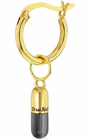 TRUE ROCKS Mini pill hoop earring