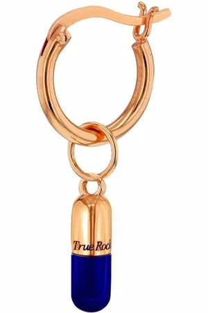 TRUE ROCKS Mini pill hoop earring