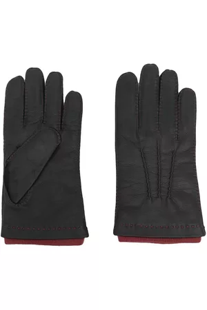N.PEAL Homem Luvas - Westminster leather gloves