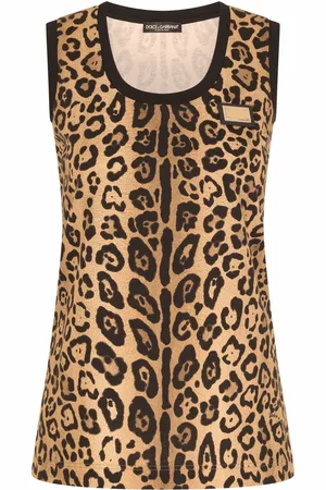 Dolce & Gabbana Leopard-print tank top