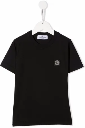 Stone Island Logo patch cotton T-shirt