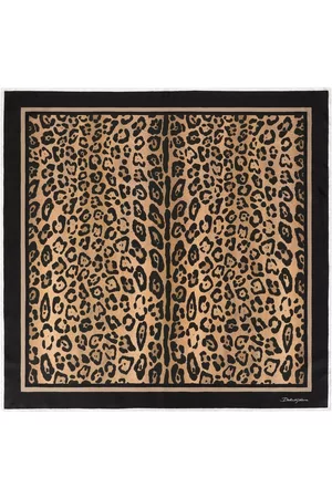 Dolce & Gabbana Leopard-print silk scarf