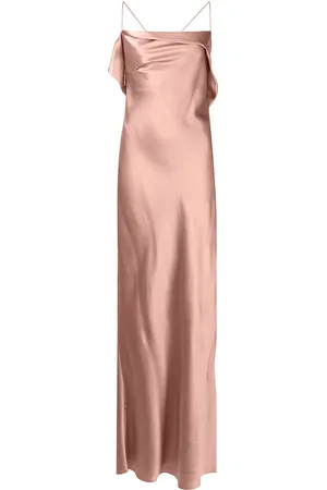 Michelle Mason Silk cowl neck gown
