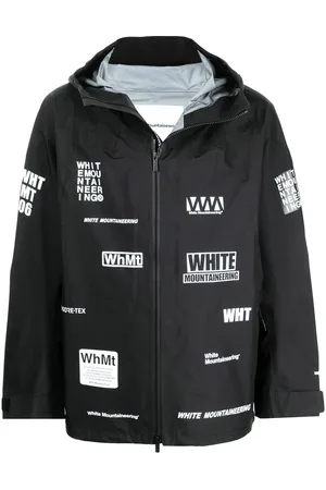 WHITE MOUNTAINEERING Graphic-print zip-up lightweight jacket
