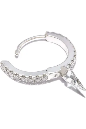 Maria Tash 18kt white gold 8mm Short Spike earring