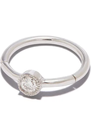 Maria Tash 18kt white gold 8mm Scalloped Clicker earring
