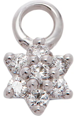 Maria Tash 18kt white Flower charm