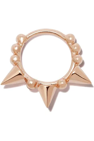 Maria Tash 18kt rose triple spike clicker earring