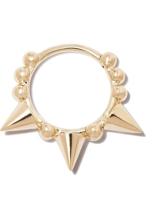 Maria Tash 18kt yellow triple spike clicker earring