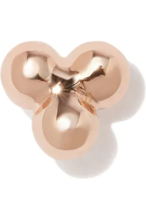 Maria Tash 18kt rose gold Three Ball Trinity earring
