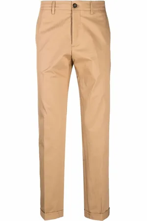 Golden Goose Pressed-crease slim-cut chinos