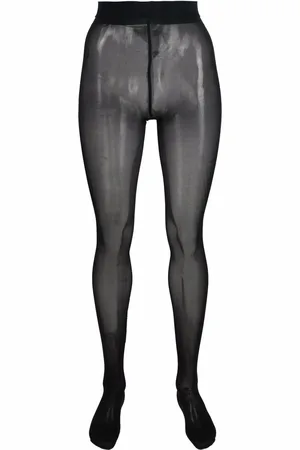 Philipp Plein Striped logo-embellished tights
