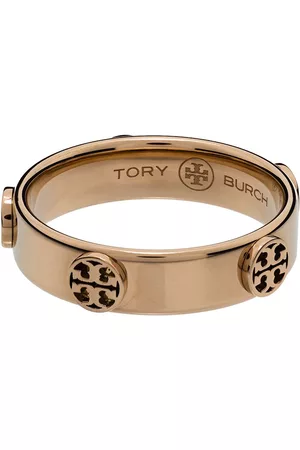 Tory Burch Mulher Anéis - Multi-logo band ring