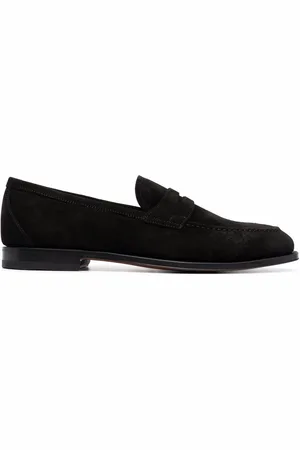 Scarosso Stefano suede penny loafers