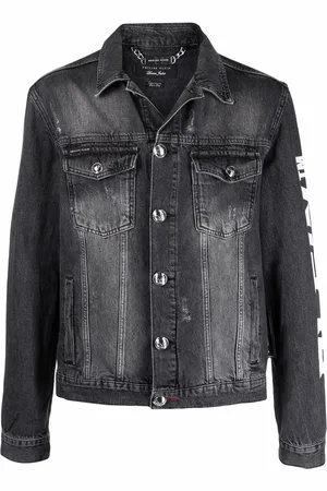 Philipp Plein Logo denim jacket