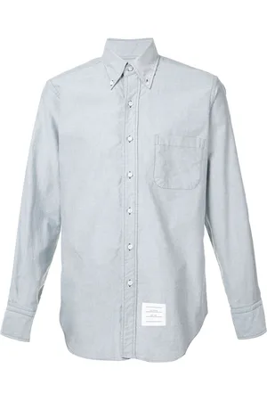 Thom Browne Grosgrain Placket Oxford Shirt
