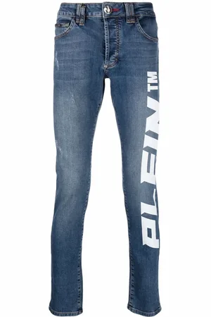 Philipp Plein Low-rise slim-cut jeans