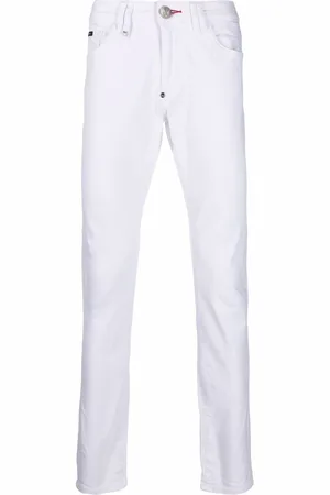 Philipp Plein Logo slim-fit jeans