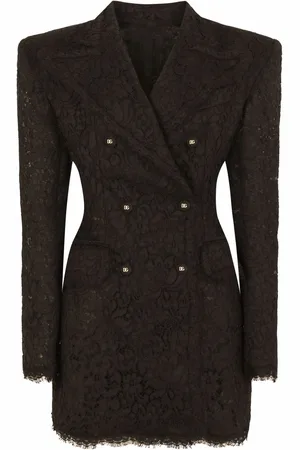 Dolce & Gabbana Cordonetto-lace double.breasted blazer
