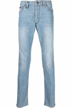 Philipp Plein Logo slim-fit jeans