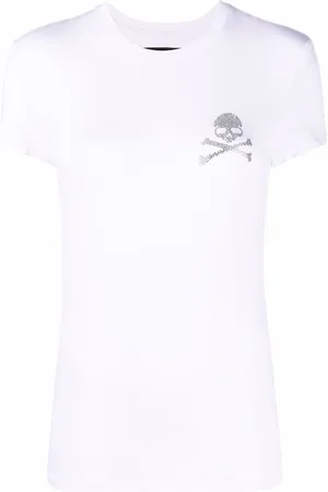 Philipp Plein Rhinestone-skull T-shirt