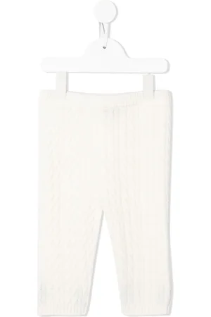 N.PEAL Cable-knit leggings