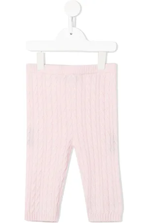 N.PEAL Cable-knit leggings
