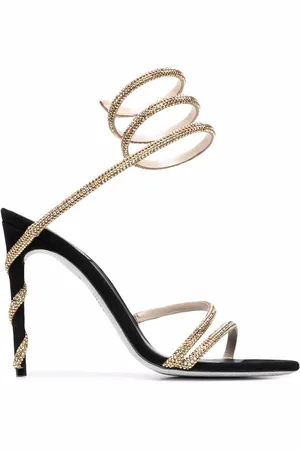 RENE CAOVILLA Margot 120mm jewelled snake sandals