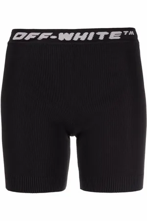 OFF-WHITE Logo-waistband sports shorts
