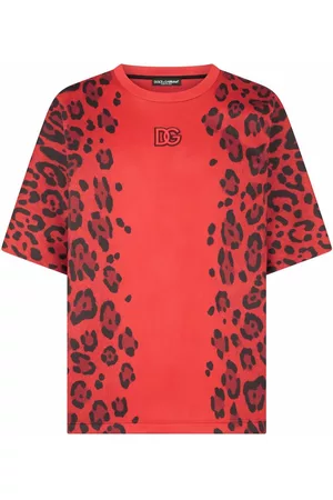 Dolce & Gabbana Leopard-print DG oversized T-shirt