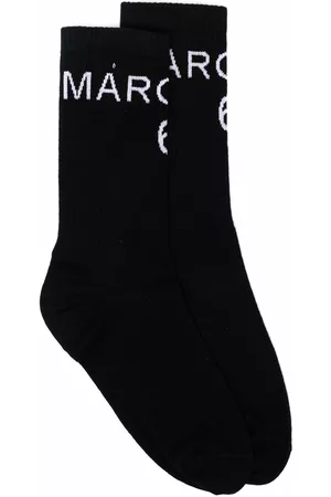 MM6 Maison Margiela Logo-print socks