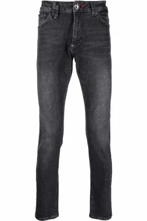Philipp Plein Low-rise slim-cut jeans