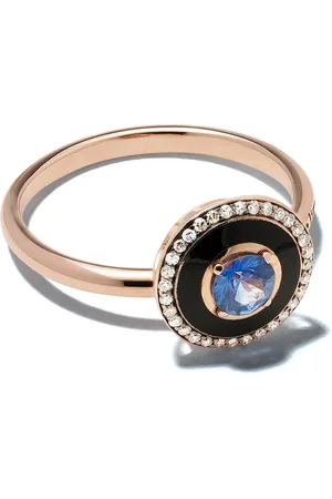 SELIM MOUZANNAR 18kt rose gold sapphire diamond Mina ring