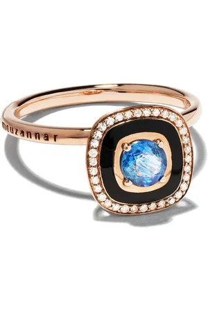 SELIM MOUZANNAR 18kt rose gold sapphire diamond Mina ring