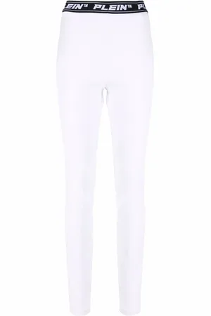 Philipp Plein Logo-waistband leggings