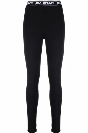 Philipp Plein Logo-waistband leggings