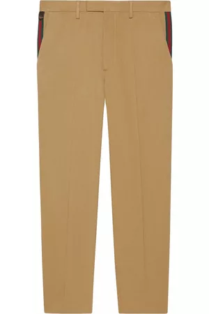 Gucci Web-detail tailored trousers