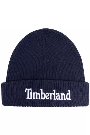 Timberland Kids Logo embroidered beanie hat