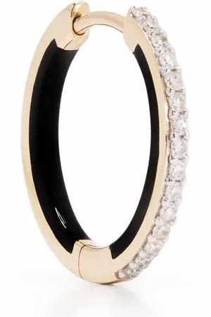 Maria Black Lost Highway diamond huggie earring