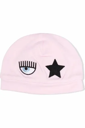 Chiara Ferragni Eyestar embroidered cotton hat