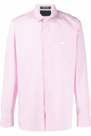 Philipp Plein Skull-print striped shirt