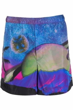 VALENTINO GARAVANI Graphic-print swim shorts