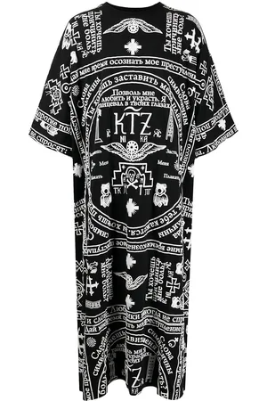 KTZ Church print kaftan