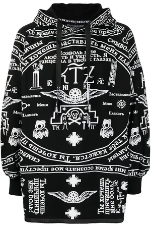 KTZ Church print side zip hoodie