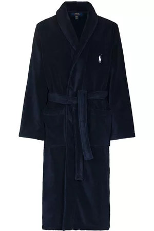 Ralph Lauren Embroidered logo belted robe
