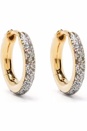 Maria Black Kate Opal Glitter hoop earrings