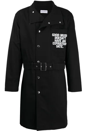 Honey Fucking Dijon Slogan-print cotton coat