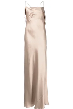Michelle Mason Silk cowl neck gown