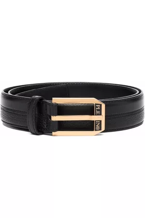 Philipp Plein Homem Cintos & Suspensórios - Buckled leather belt