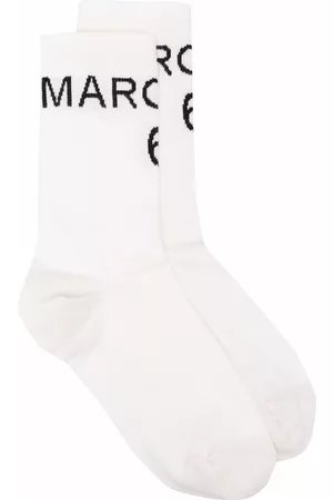 MM6 MAISON MARGIELA Mulher Meias - Logo-print socks